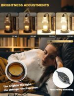 GODONLIF Candle Warmer Lamp with Timer Dimmable, Birthday Gifts for Women Mom, House Warming Gifts New Home Decor, Wax Melt Warmer for Jar Candles with 2 Bulbs - Image 4