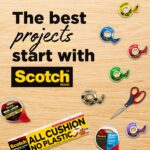 Scotch Magic Tape Desktop Dispenser, 6 Rolls of 3/4" x 1000" Each Plus 1 Desktop Tape Dispenser, Great for Repair, Wrapping and Office Applications - Image 10