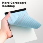 5pcs Small Note Pads 5x8 Notebook College Ruled Legal Pads Color Notepads 5 Pack Study Back Writing Pads 5 x 8 Perforated Narrow Ruled Pads of Paper for School & Office Supplies 30 Sheets/Pack - Image 6