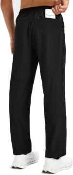 Men’s Lightweight Hiking Pants Quick Dry Water Resistant Sweatpants Athletic Jogger with Zipper Pockets Golf - Image 2