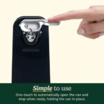 Cuisinart Can Opener with One-Touch Operation, Electric Can Opener for Kitchen Including Magnetic Lid Holder, Automatic Can Opener with Easy Clean Design and Nonslip Base, Black, CCO-50BKN - Image 3