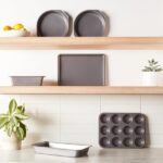 Amazon Basics 6 Piece Nonstick Carbon Steel Bakeware Set with Cake, Muffin, Cookie, and Loaf Pans, Easy Release, Oven Safe, 16.25 x 11.75 x 6.25 inches - Image 4