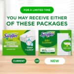 Swiffer Sweep + Mop, Dry Pads Refill, Floor Cleaner for Dirt, Dust, Hair, Cleaning Cloths for Mopping Home, Bathroom, Kitchen, Dust Mop, Floor Duster, Unscented, 52ct - Image 2