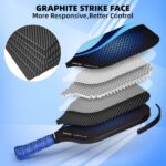JoncAye Pickleball Paddles Set of 4 or 2, USAPA Approved Fiberglass Rackets with Outdoor Indoor Balls, Bag, Overgrip, Lightweight for Family, Professional Equipment for Beginners Intermediate - Image 3