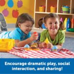 Learning Resources New Sprouts Picnic Set - 15 Pieces, Ages 18+ months Pretend Play Food for Toddlers, Preschool Learning Toys, Kitchen Play Toys for Kids - Image 3
